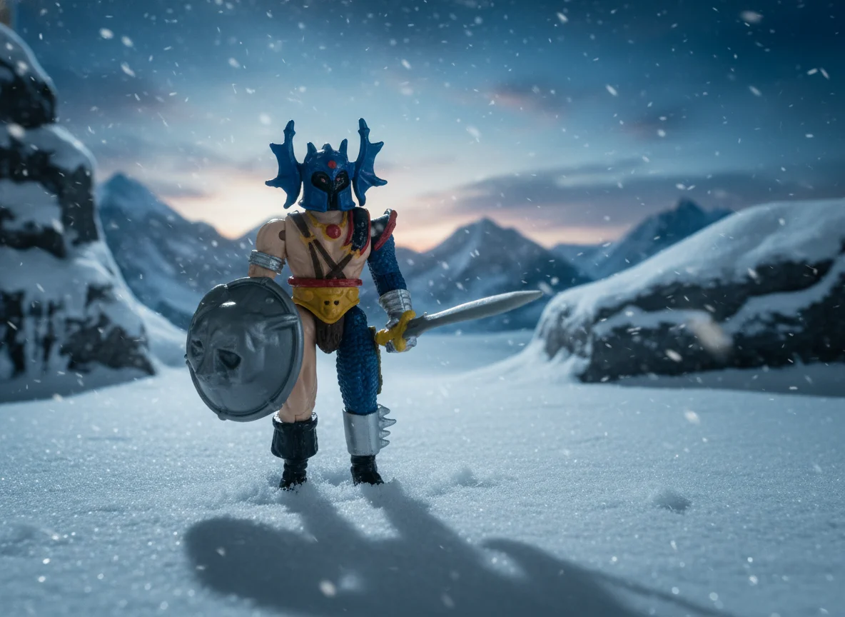 Mattel Dungeons and Dragons - in the snow